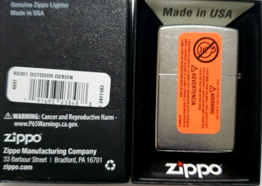 Zippo Lighter Outdoor Design 48381 #53