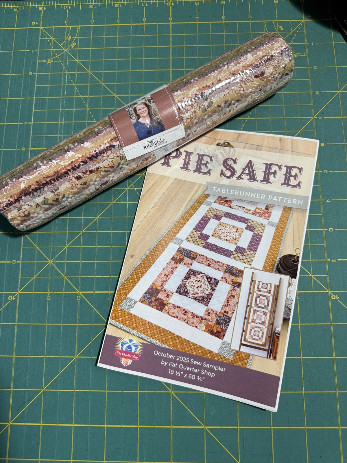 Evening on the Prairie Junior Stacker 24 10" sq Pie Safe Pattern FQS sew sampler