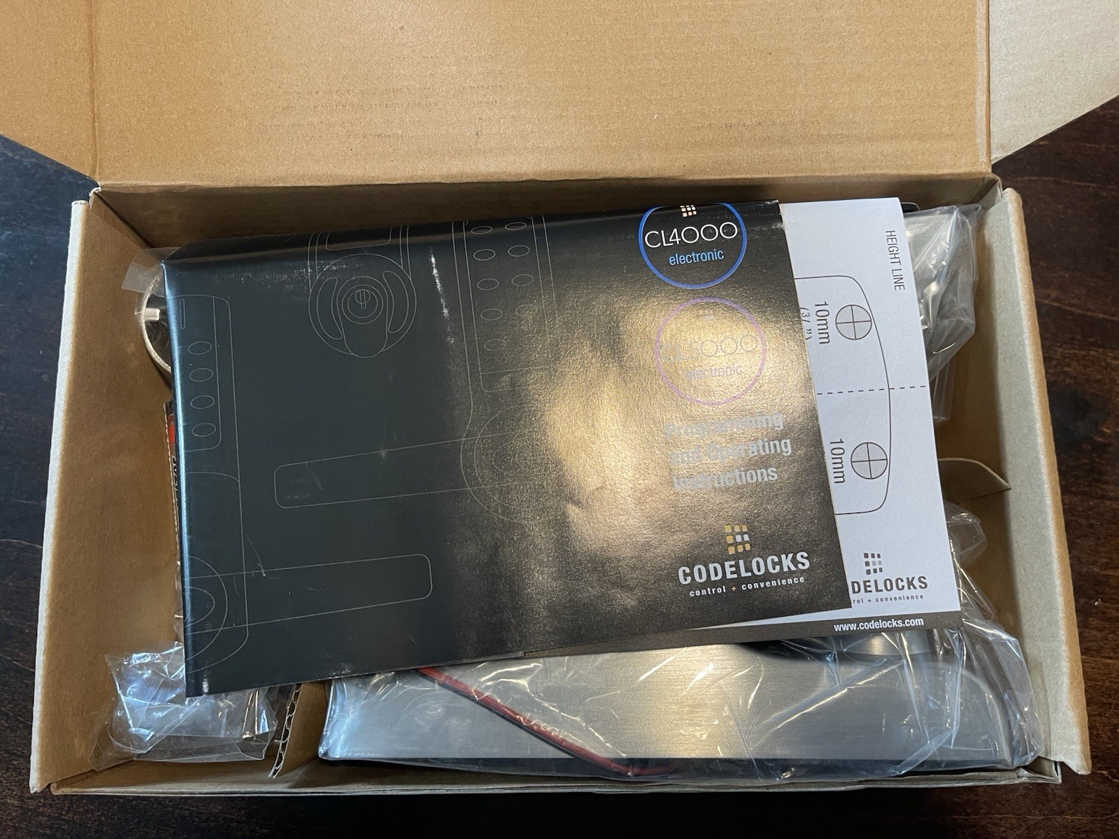 Codelocks CL5210 Electronic Keypad Deadlatch Lock Grade 2 w/ Key – Open Box