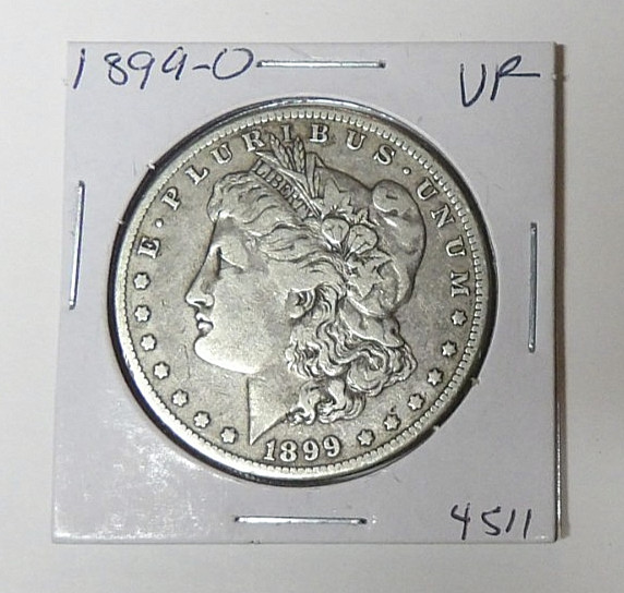 1899-O Morgan Silver Dollar VF New Orleans Mint Coin (11325)