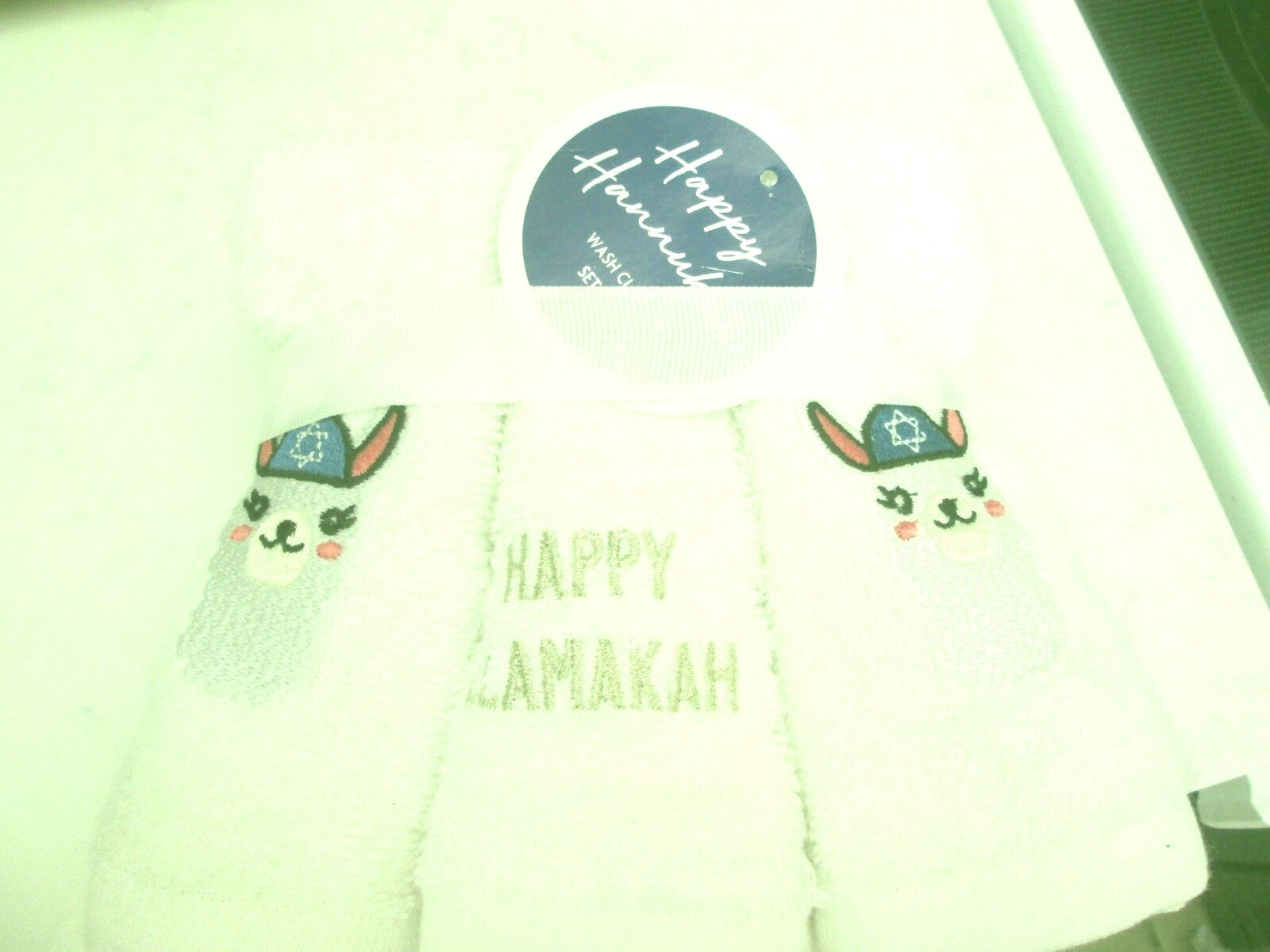 Hanukkah Happy Llamakah (2) - Llamakkah (4) Wash Clothes Set Of 6