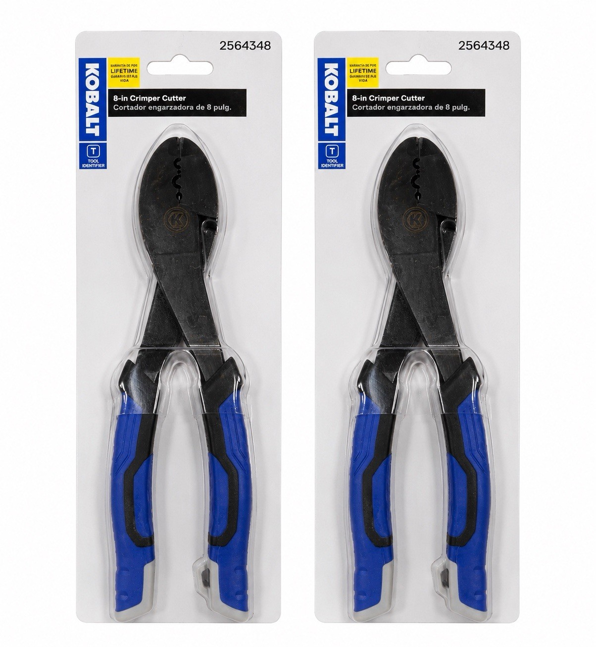 KOBALT 2564348 8-Inch Crimper Cutter (2 PACK)