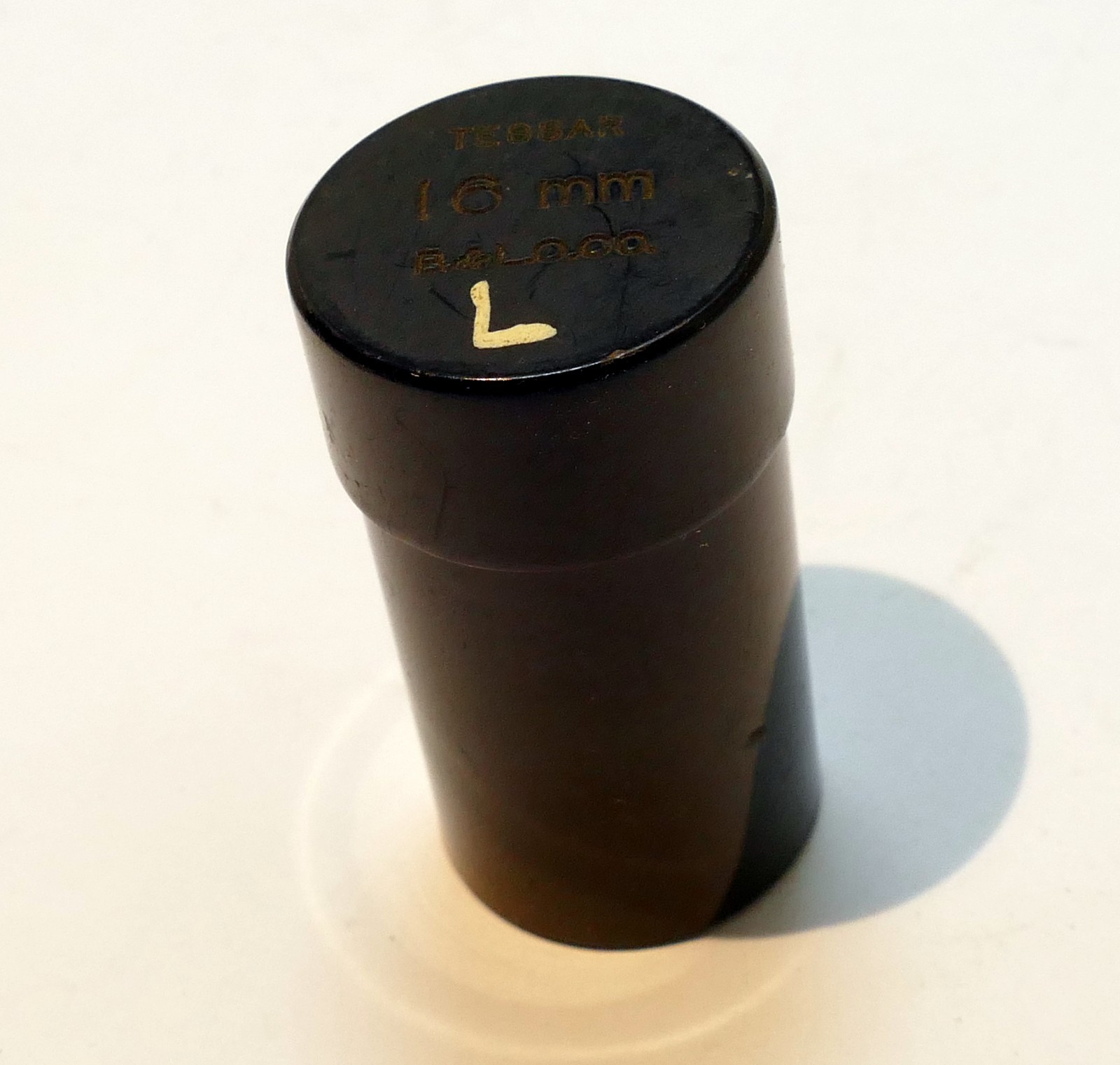 Bausch & Lomb Empty Metal case for Microscope eyepiece 16mm Tessar brass
