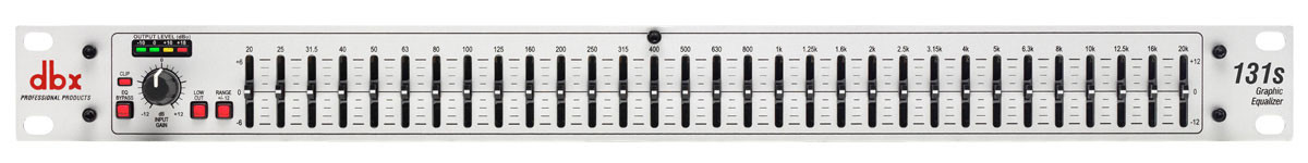 DBX 131S Single-Channel 31-Band 1/3 Octave Graphic Equalizer