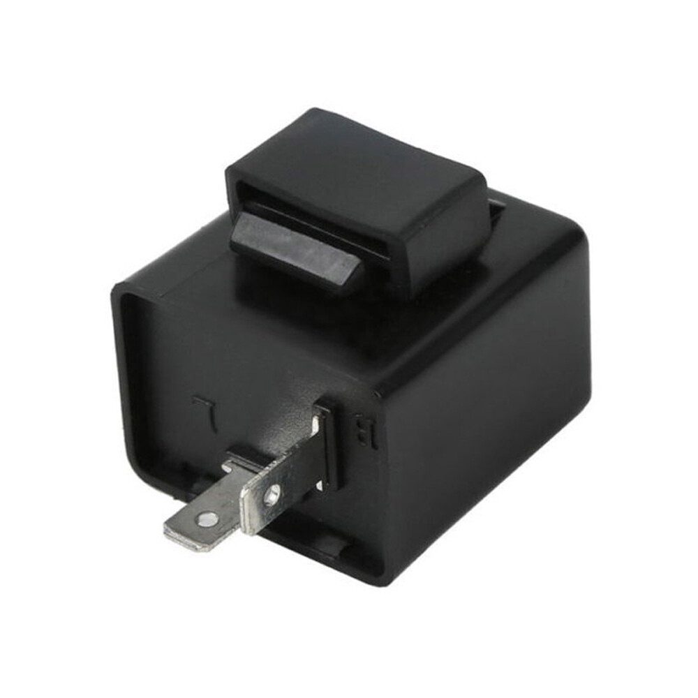12V 2-Pin Motorcycle Blinker Adjustable LED Flasher Relay Turn Signal Indicator