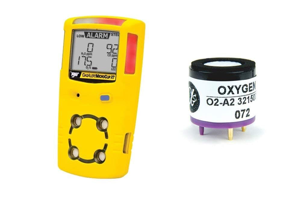 Alphasense O2-A2 Oxygen Sensor Compatible with BW Technologies Replacement Oxyge