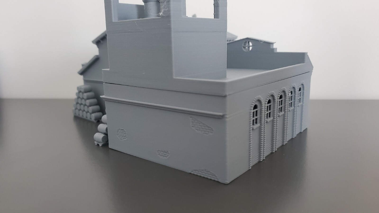 N scale building Old Brewery