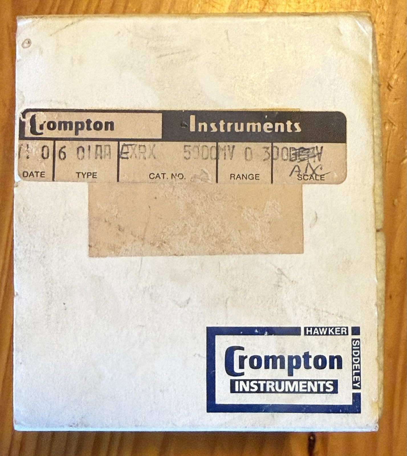 Crompton Analog Panel Meter Model 016-01 EXRX 0-300A New w/Box VG1