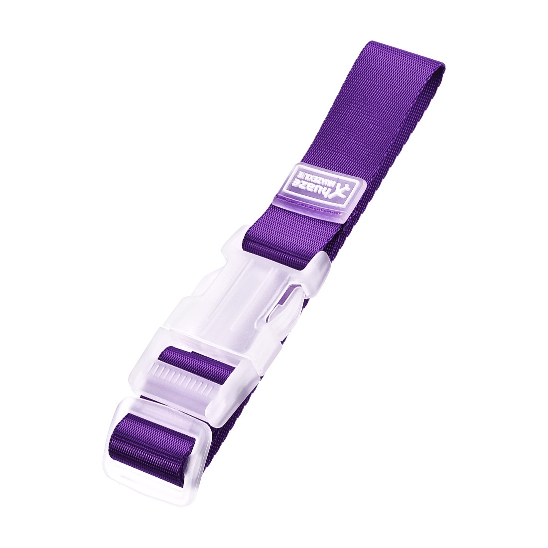 Add a Bag Luggage Strap Suitcase Belt with Buckle, Nylon 300x25mm Purple