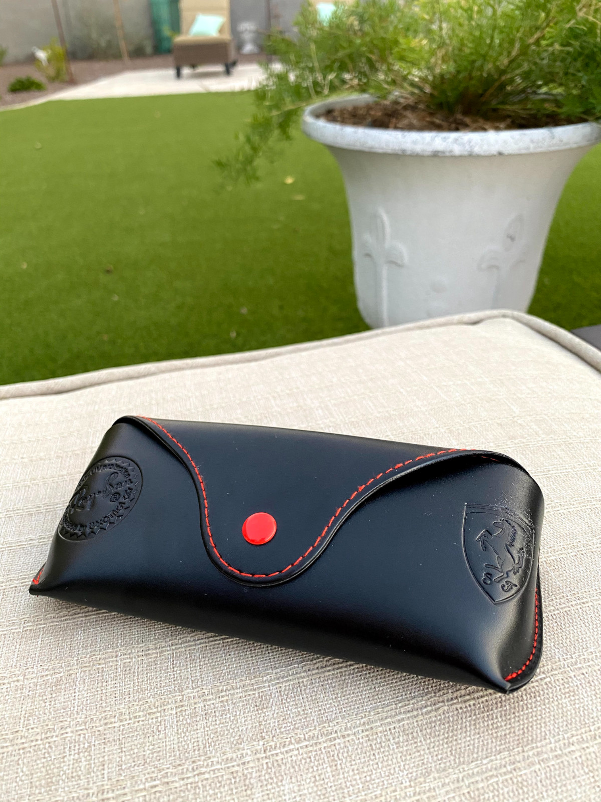 Ray Ban Ferrari Universal Black Soft Case for Sunglasses & Eyeglasses