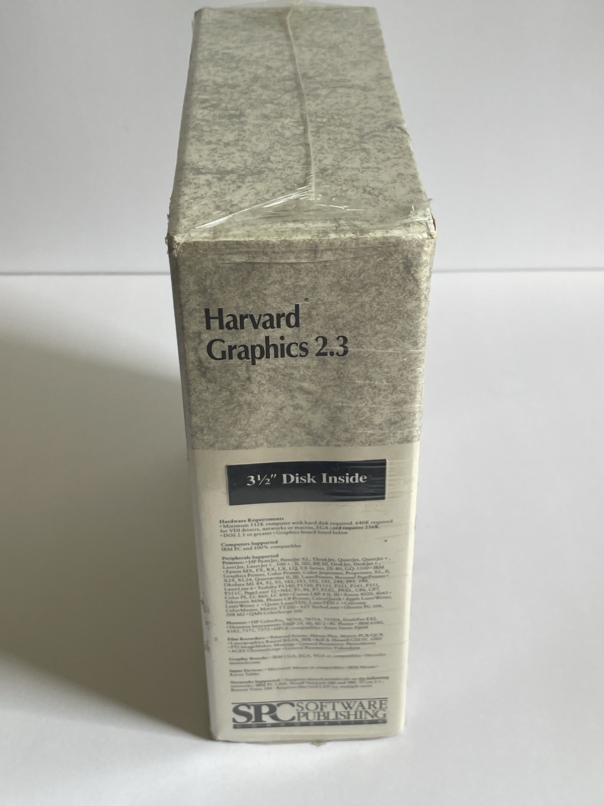 VTG SPC Software Publishing Harvard Graphics 2.3 Pres Software DOS 3.5" Sealed
