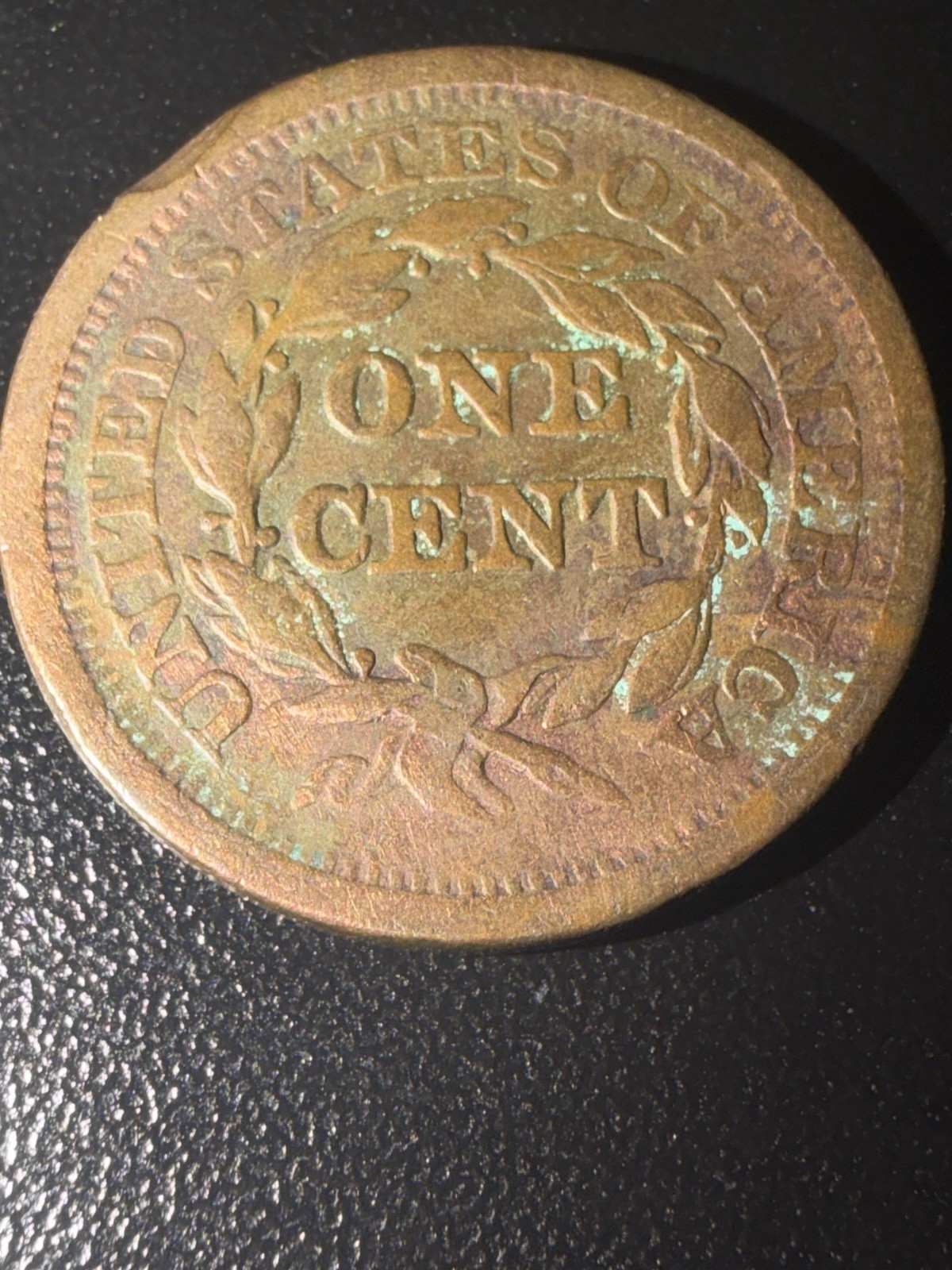 1852 Large Cent VG/F