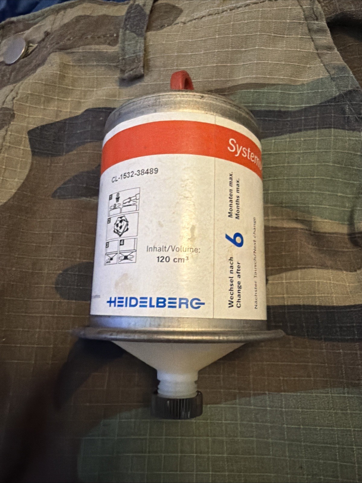 Heidelberg Lubrication Cartridge