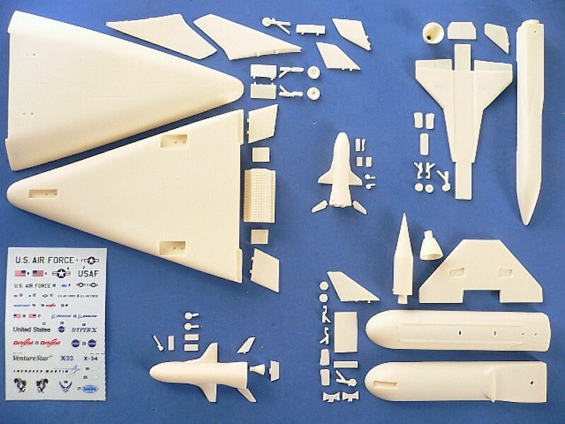 Anigrand Models 1/144 X-PLANES REUSABLE LAUNCH VEHICLES Complete Set