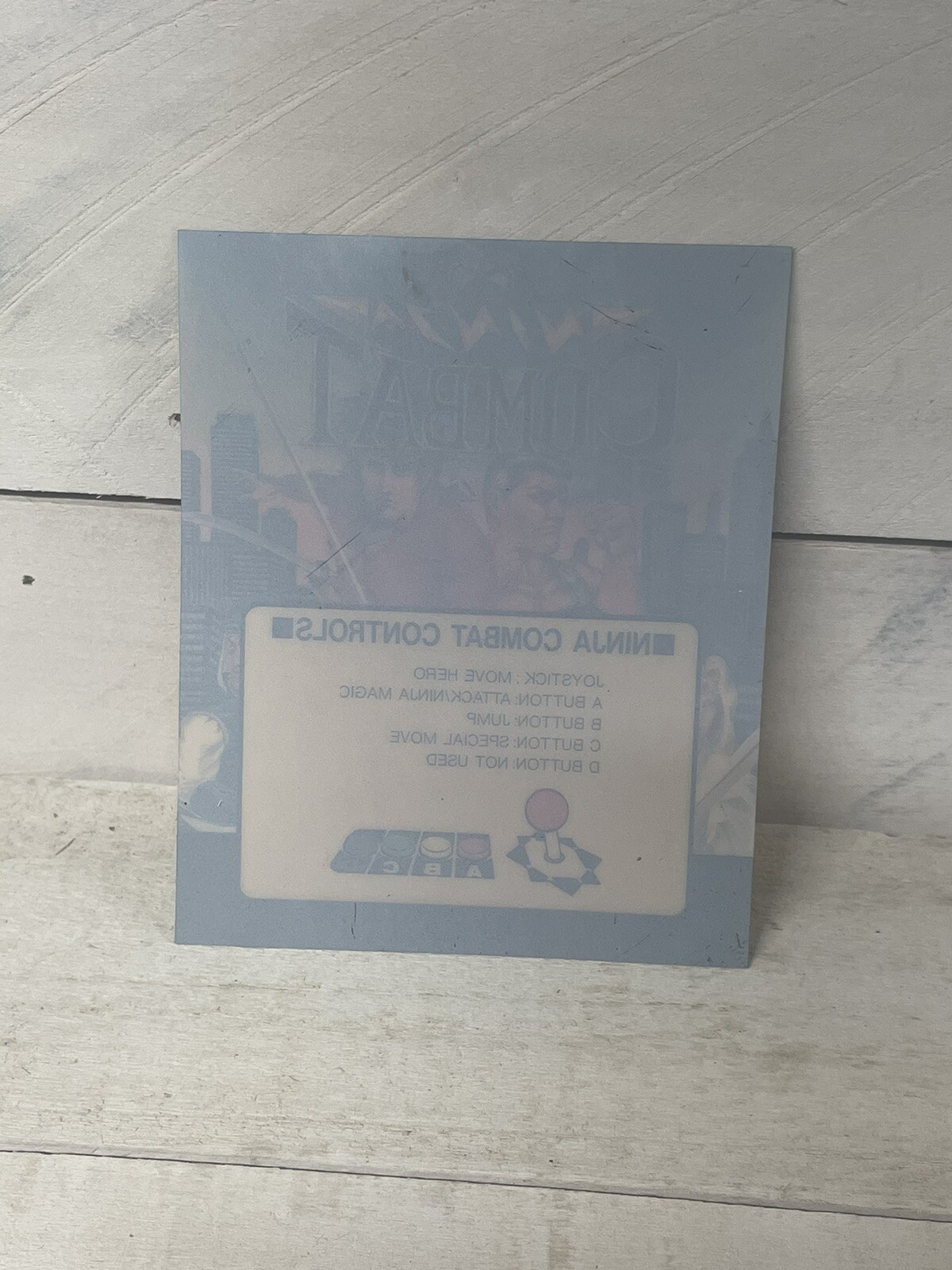 Ninja Combat Arcade Replacement Card Vintage Fast Shipping