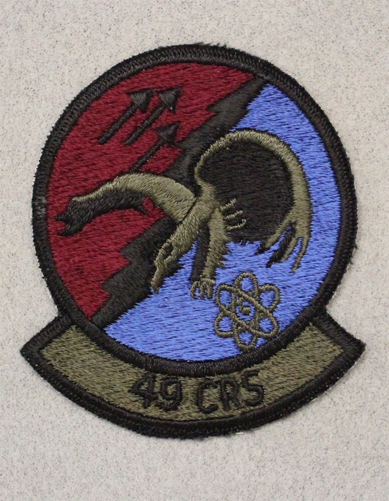 USAF Air Force Patch: 49th Component Repair Squadron - subdued 3537