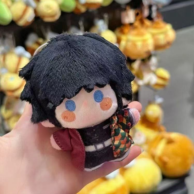 Plush Doll Demon Slayer Tomioka Giyuu Stuffed Toys Cute Pendant Keychain Gift