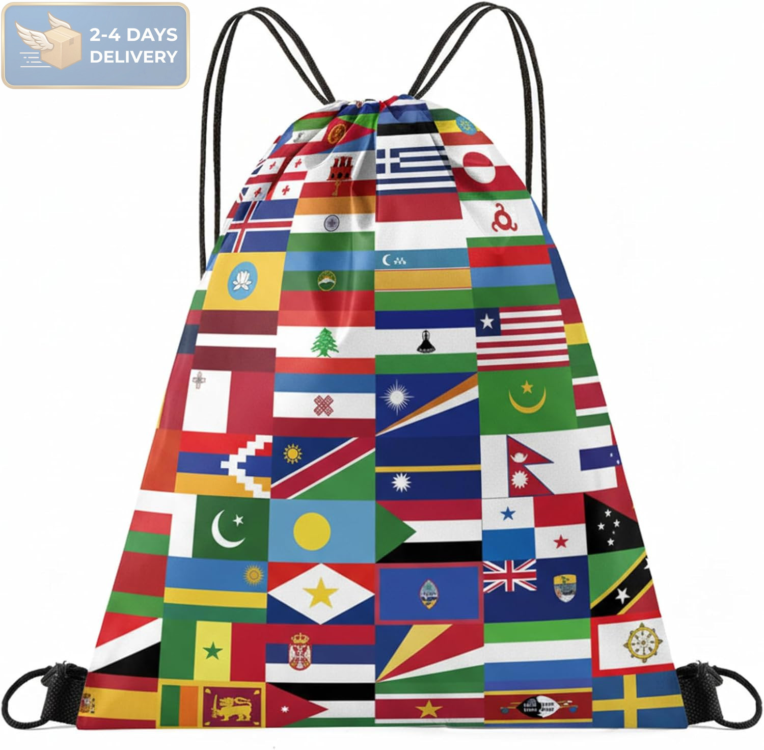 World Cup Drawstring Bag 2026 Soccer Merchandise,International Flags Football De