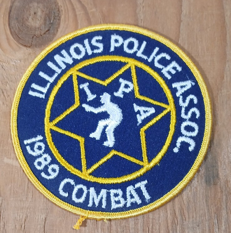 Illinois Police Association 1989 Combat patch