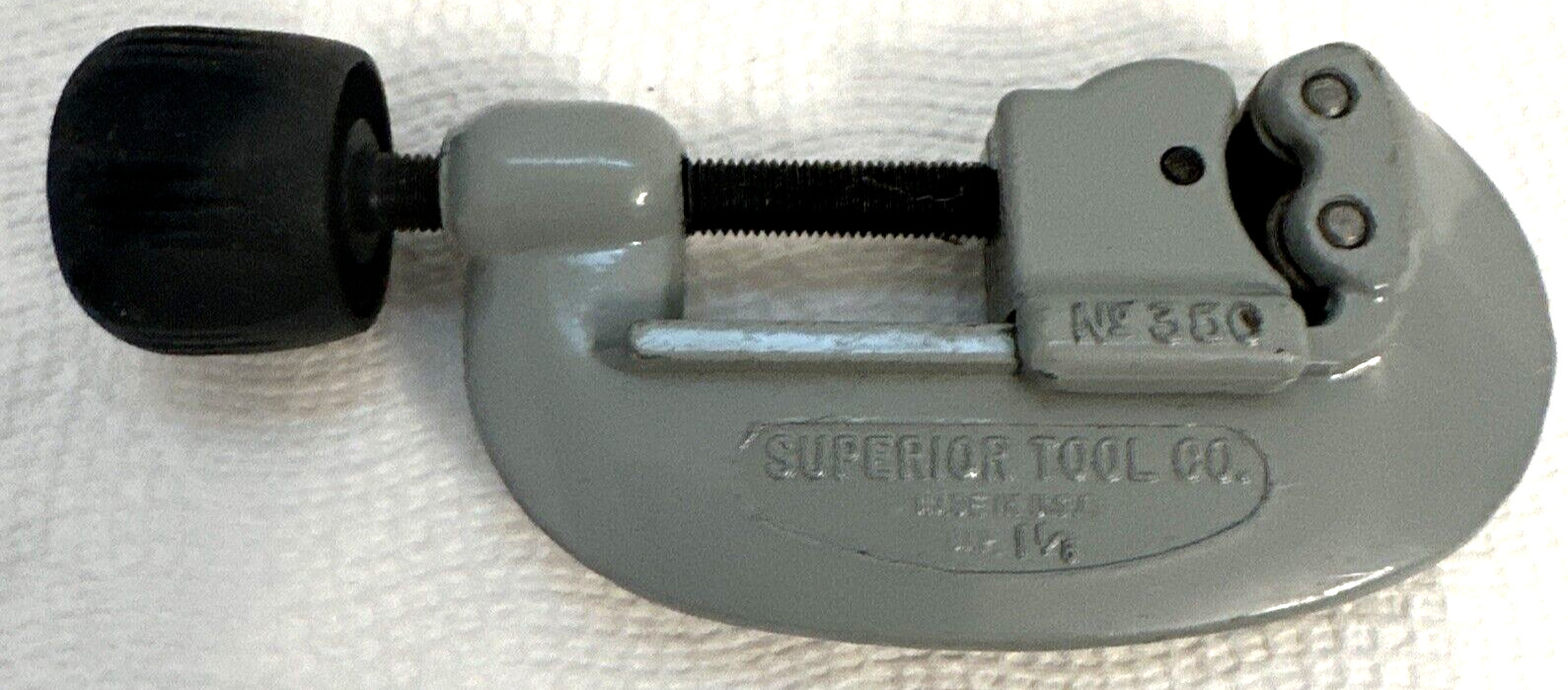 SUPERIOR TOOL CO. USA No. 350 1-1/2" OD Tubing Cutter Vintage Nice Free Shipping