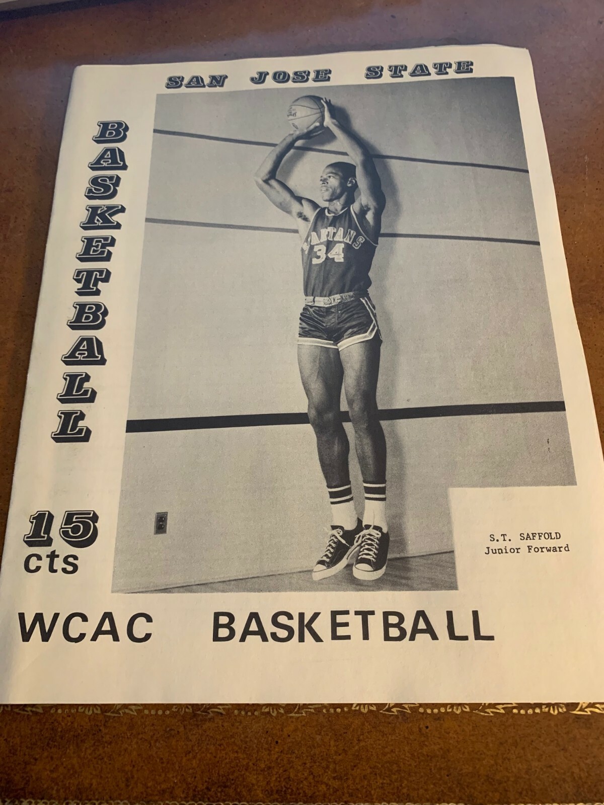 1965 San Jose State Spartans v San Francisco Dons Basketball Program Saffold
