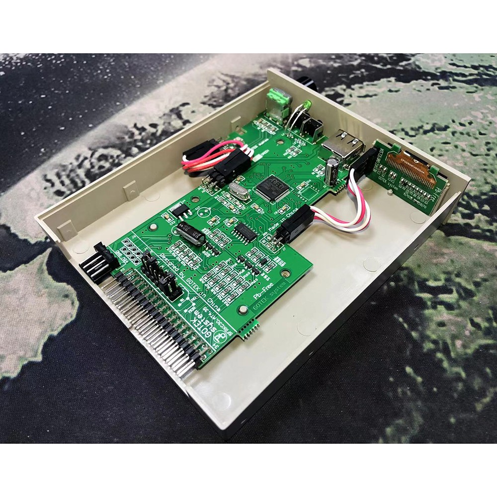 AT32F435 MCU Floppy Drive Emulator with Rotary Encoder OLED Display FlashFloppy