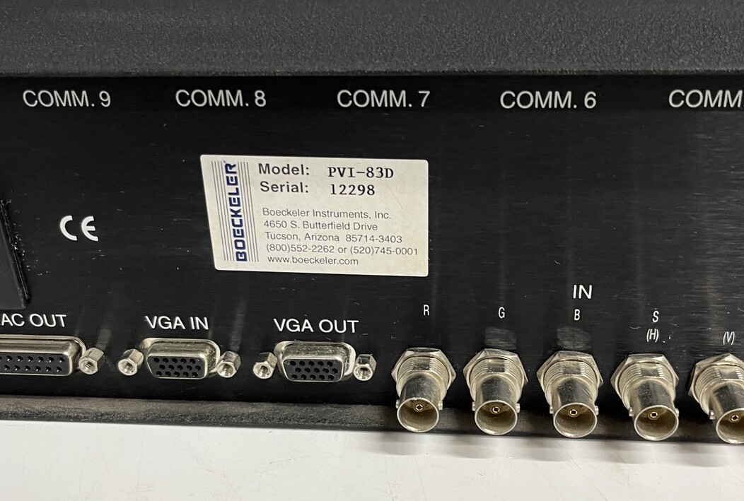 BOECKELER POINTMAKER® PVI-83D Multiple Sync BROADCAST VIDEO MAKER