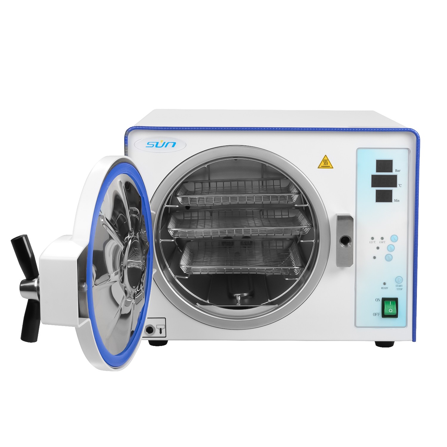 23L Class N Fully Automatic Dental Autoclave Steam Sterilizer with 3 Trays