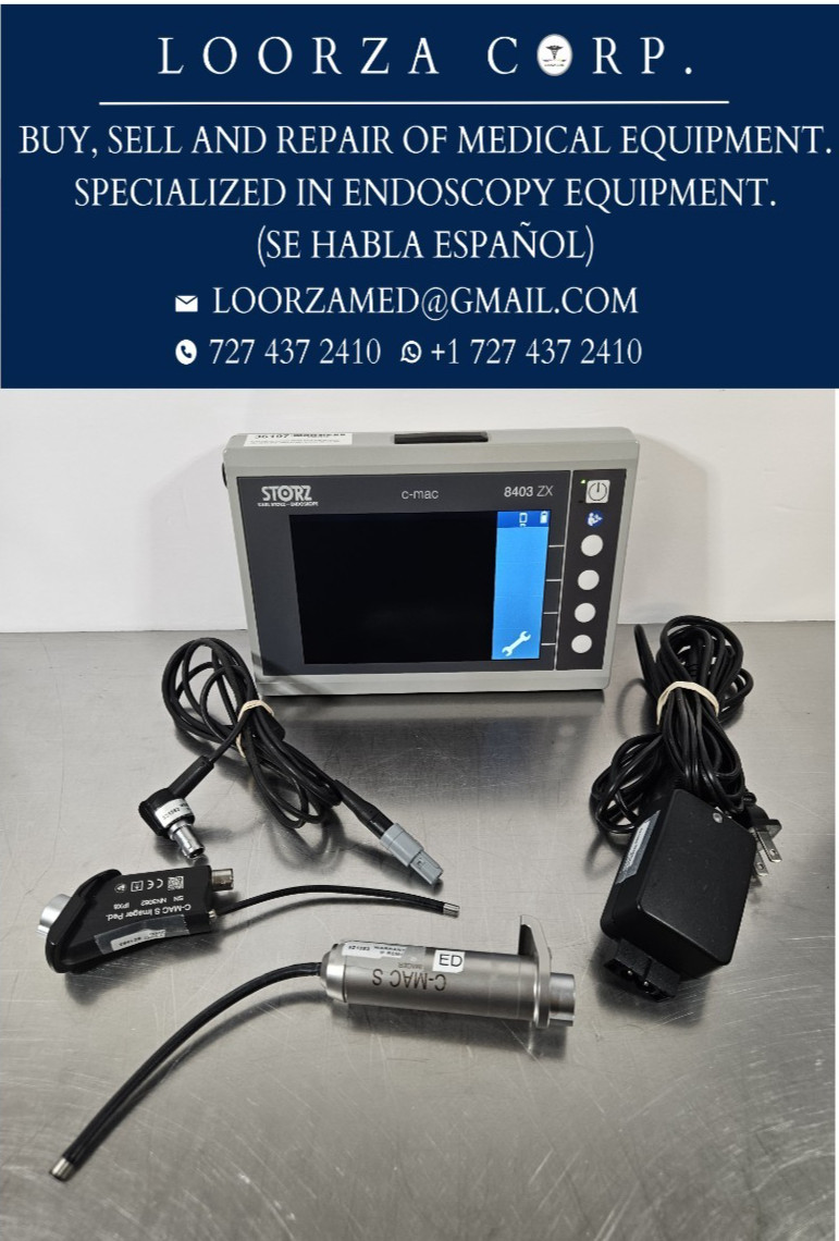 Karl Storz c-cam 8403 XSI, 8403 XSP, 8403 zx monitor with charger, tested
