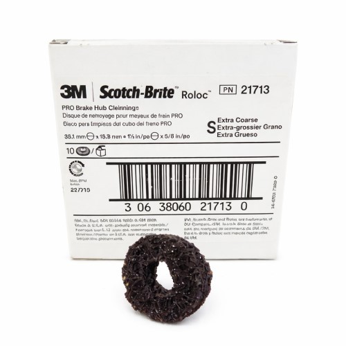 3M Scotch-Brite Brake Hub Cleaning Discs, 1-1/2 Inch, Extra Coarse, 10-Pack