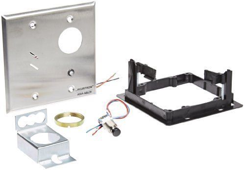 Securitron MKPZ Mortise Keyswitch Momentary SPDT Piezo Double Gang, 12 or 24V DC