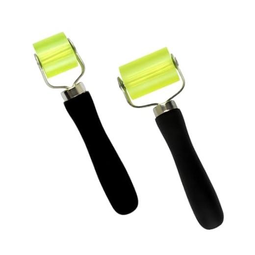 2 PCS Car Sound Deadening Roller, Large 1.97" & Small 1.18" Rubber Noise