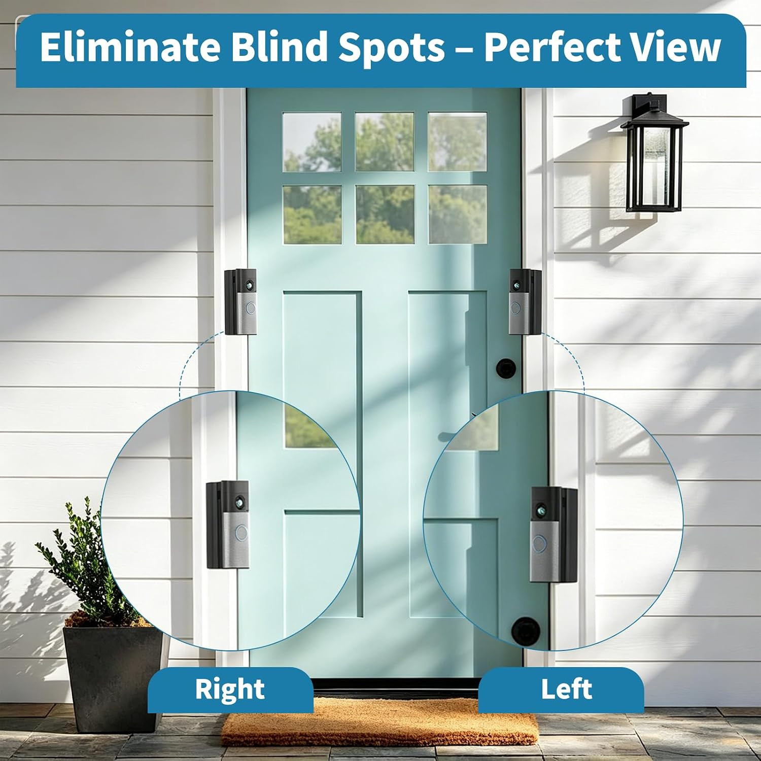 Ring Doorbell Corner Mount Compatible with Wired Doorbell/Plus(2Nd)/Pro(3Rd) & B