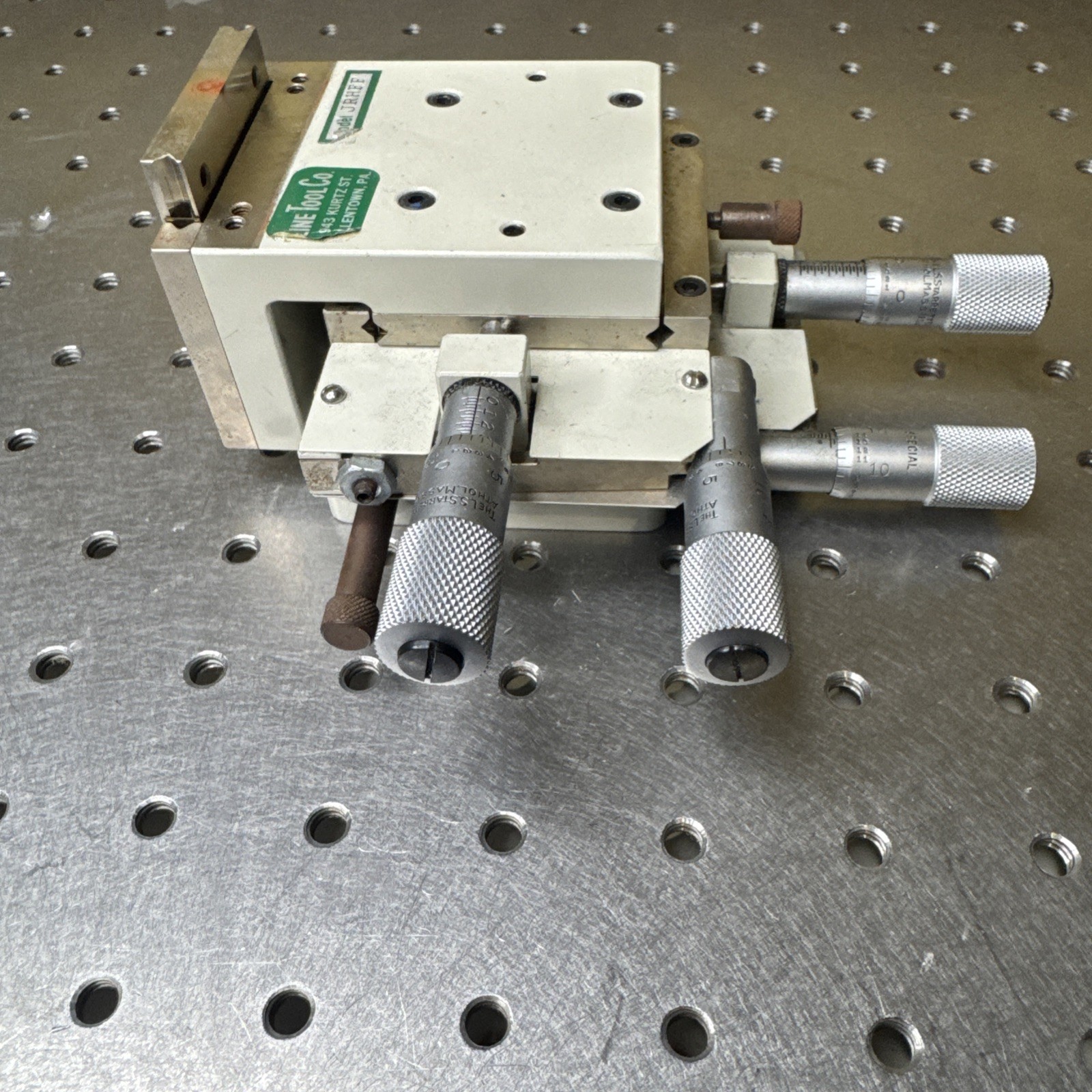 Line Tool Co JRHFF XY Stage