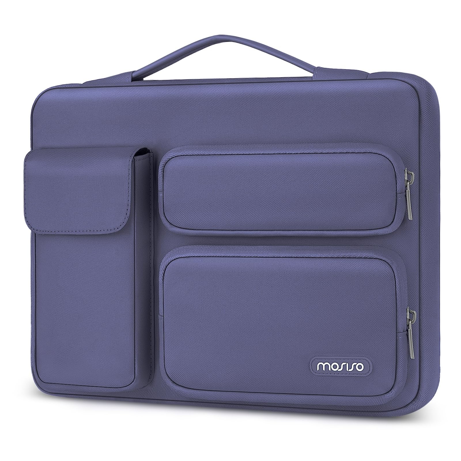MOSISO 360 Protective Laptop Case 13.3 inch, 13-13.3 Lavender Gray