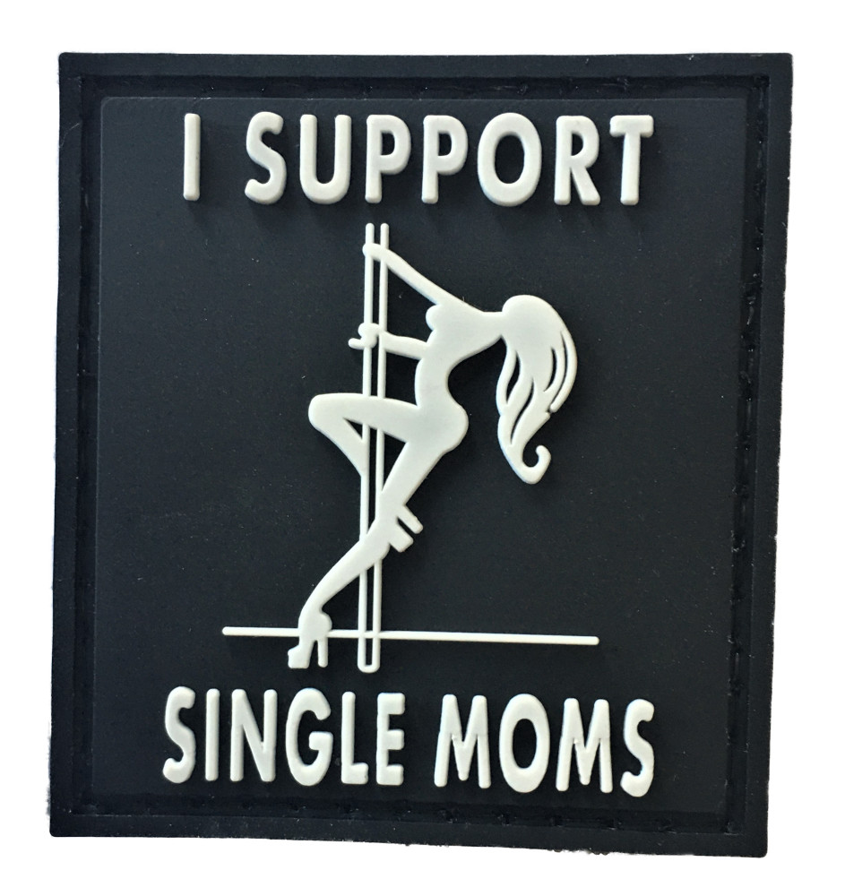 PVC Military Supports Single Moms Patch SEAL SOI MARSOC PJ F-35 USAF USMC 1070
