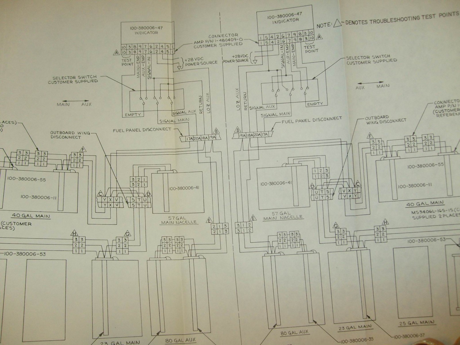 Gull Airborne Fuel Quantity System in Super King Air 200 Maintenance Manual