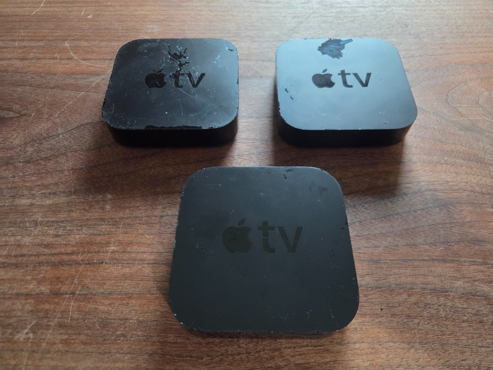3x Apple TV 3rd Gen Bundle (2x A1469, 1x A1427) Consoles Only - Tested Works