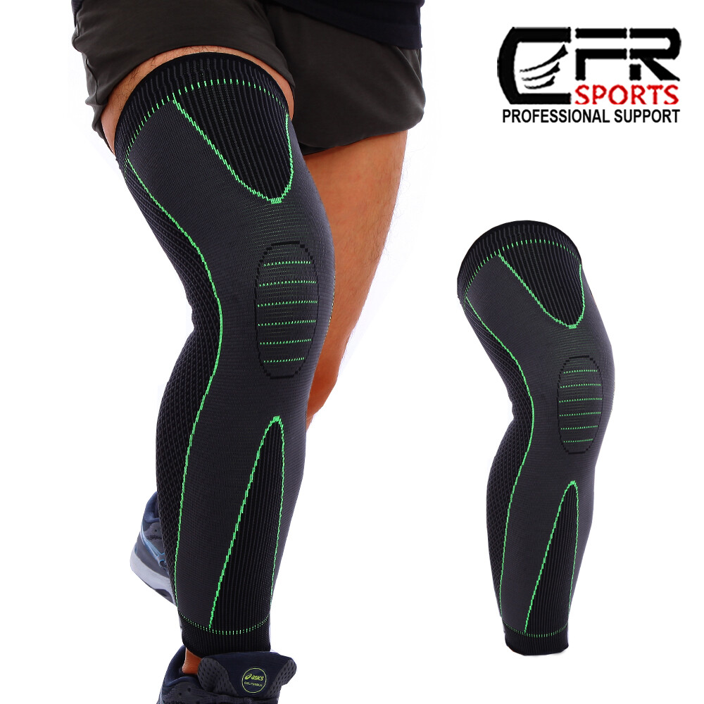Full Leg Sleeves Thigh High Compression Long Knee Sleeve Socks Pain Relief Sport