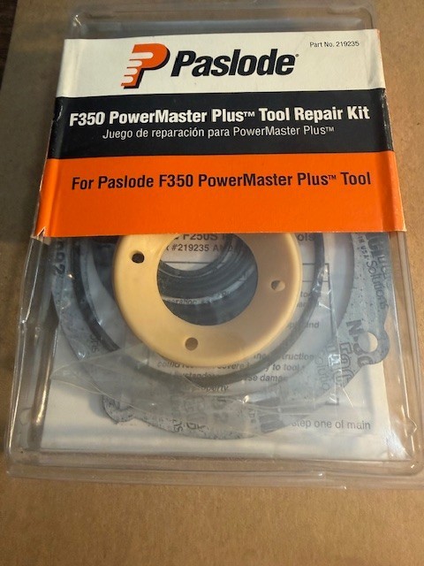 PASLODE  F350 Power Master Plus Tool Repair Kit Part No. 219235 NIP Free Ship