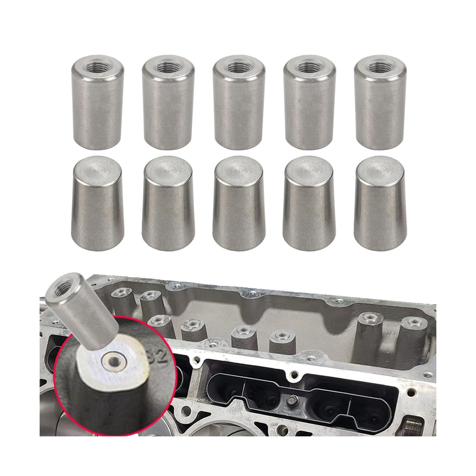 Engine Plugs Fit for Non-AFM GM Engines 2008-2023 LSX & LT Models 4.8, 5.3, 6...