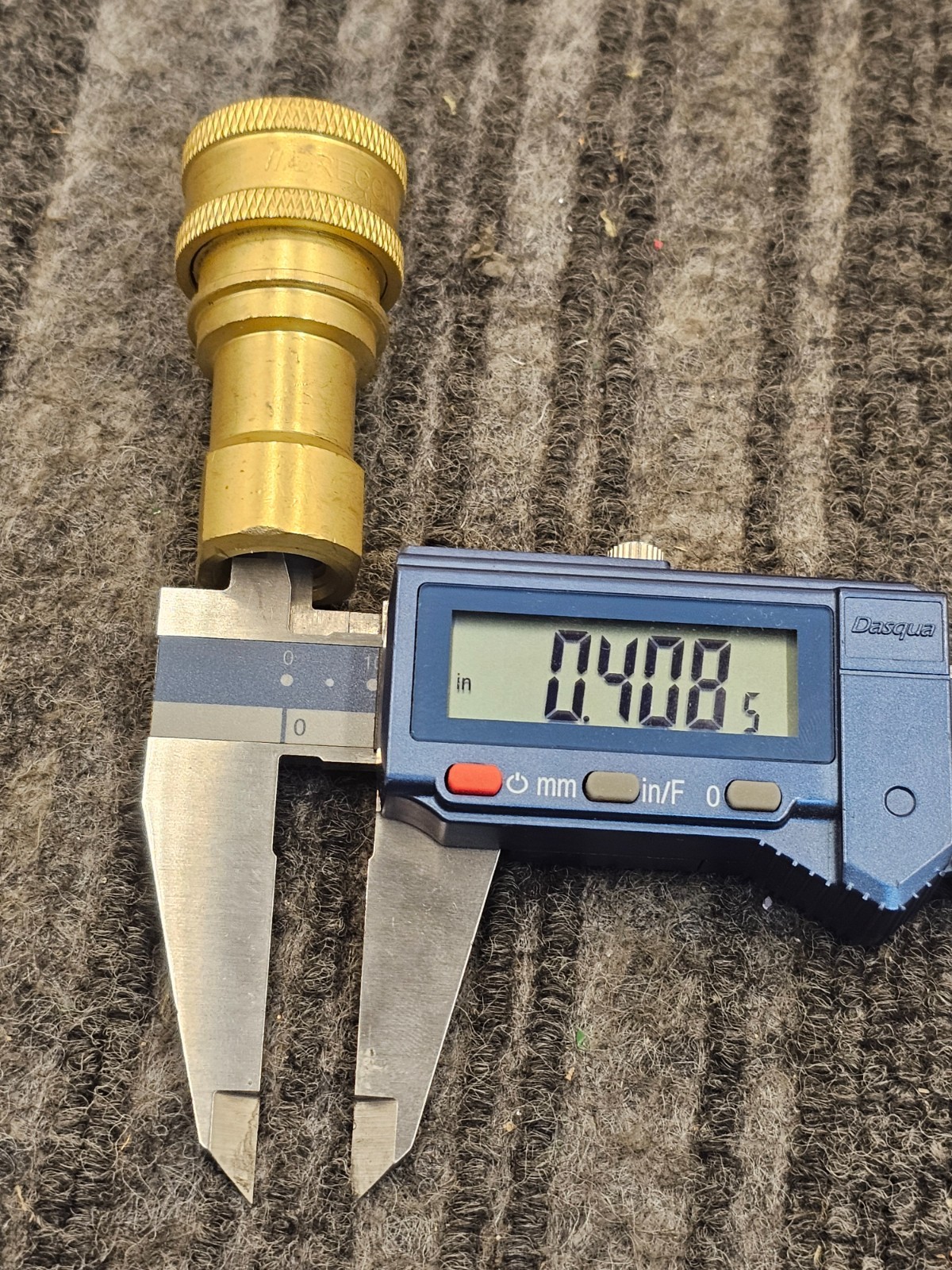 (QTY 2) Breco 2DSF2-B: Brass Quick Coupler Disconnect