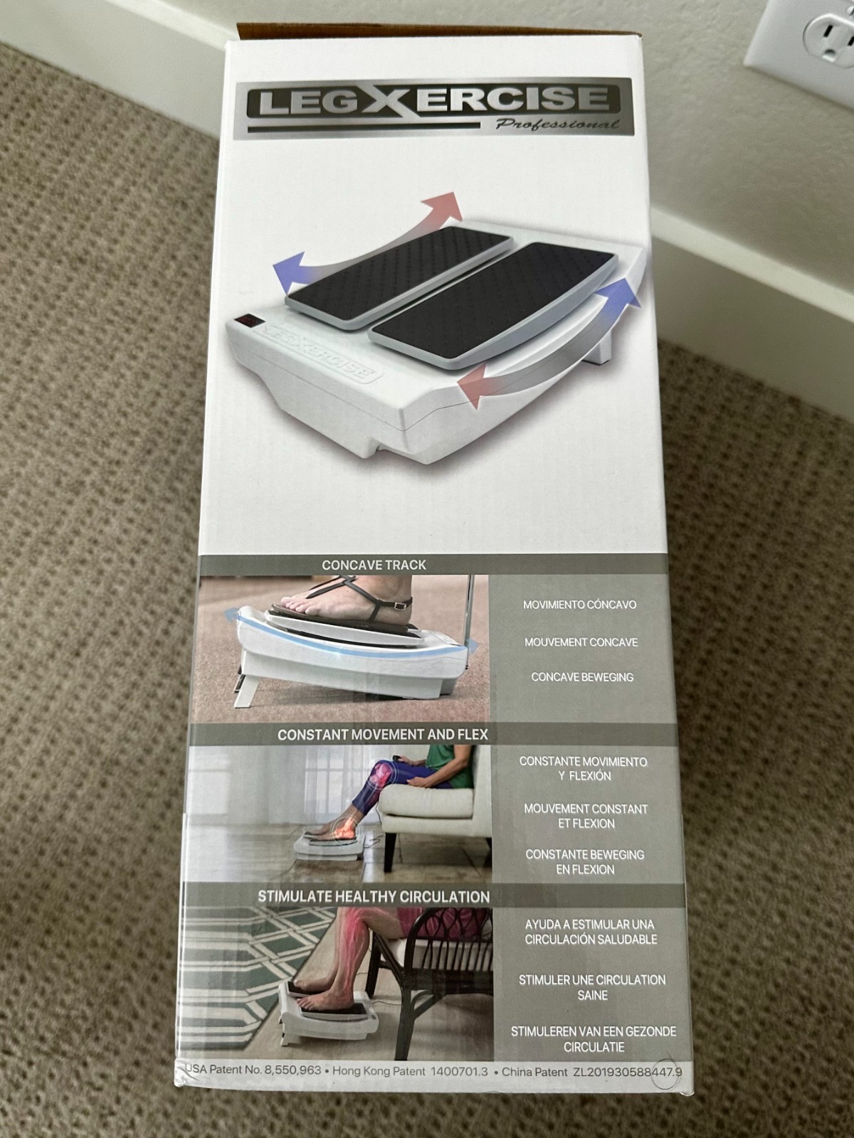 LegXercise Pro Automatic Seated Foot Leg Exerciser Circulation Machine