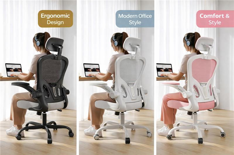 Office Chair Ergonomic Desk Chair, 330LBS Capacity, High Back Computer Chair