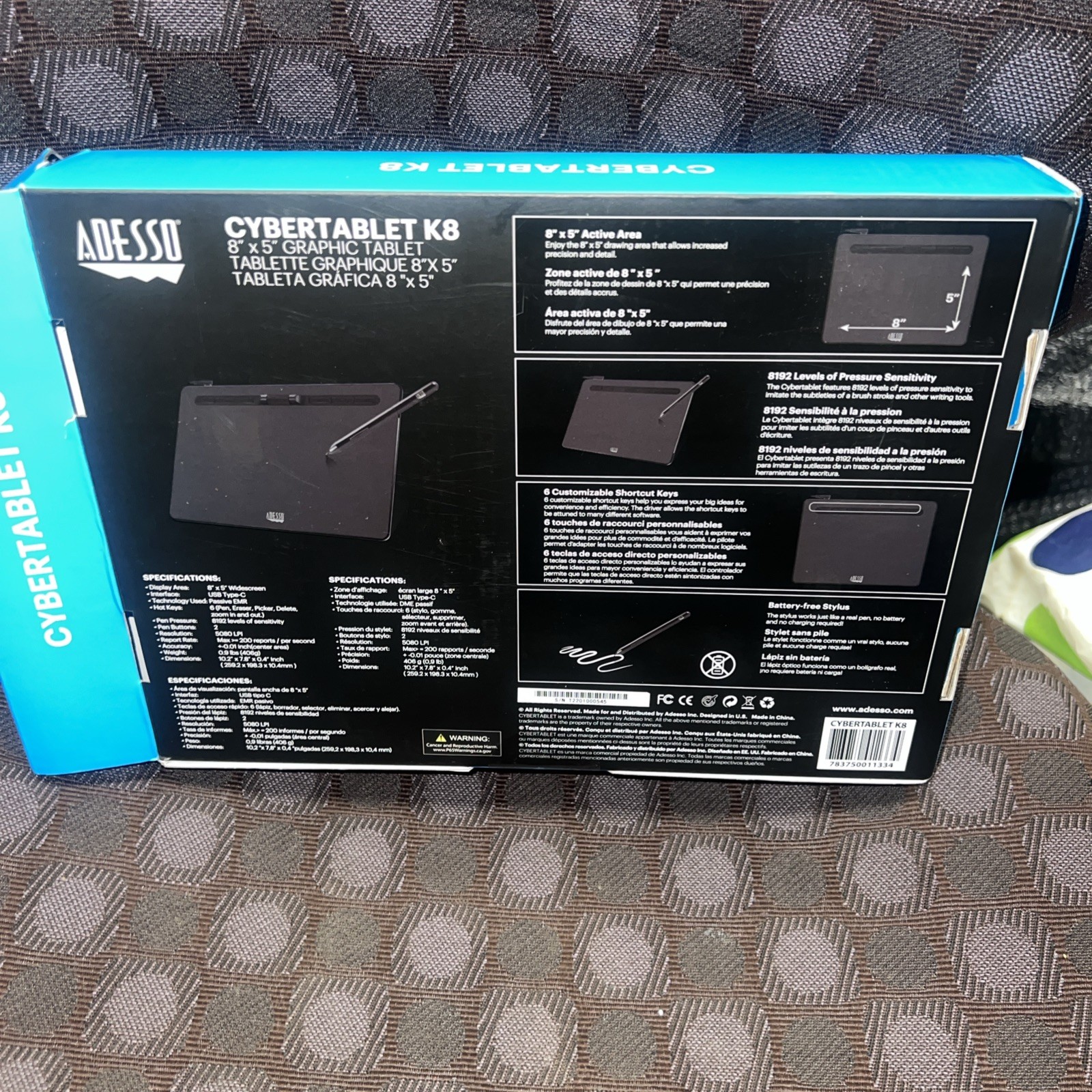 Adesso 8" x 5" Graphic Tablet
