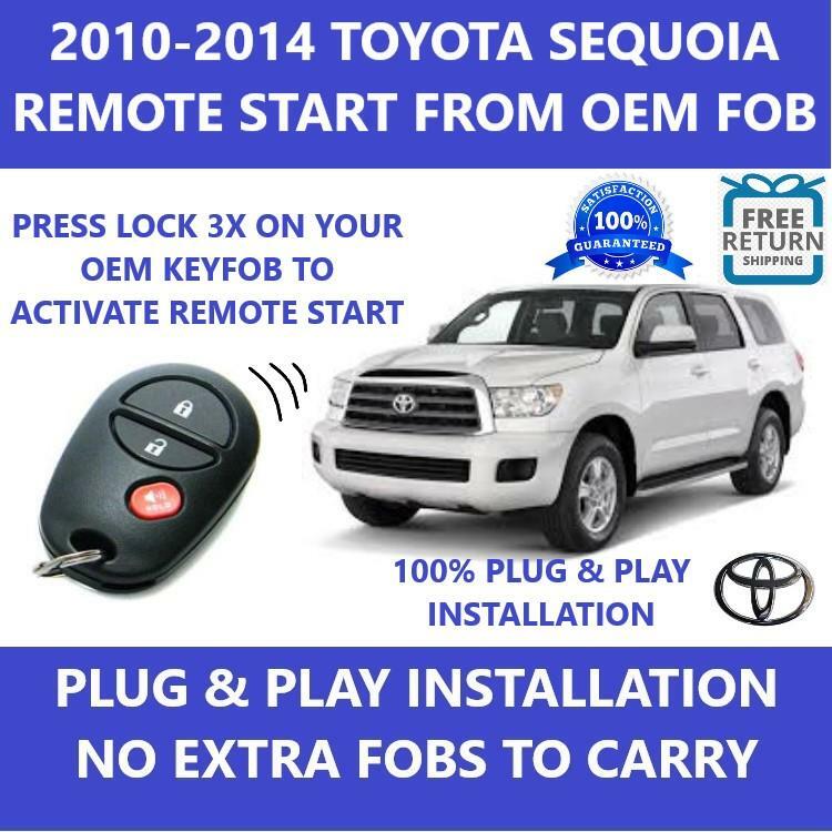 PLUG & PLAY REMOTE START 2010-2014 TOYOTA SEQUOIA G-KEY