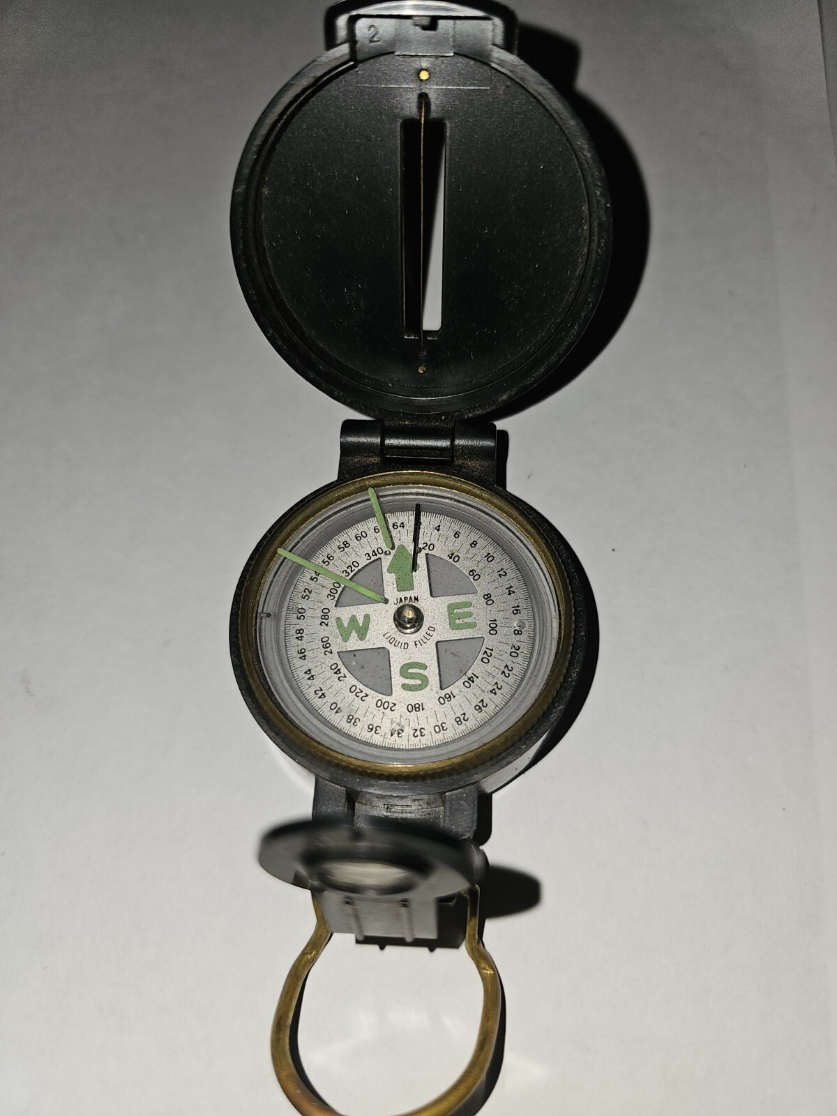 Vintage Engineer Lensatic Compass-Liquid Filled