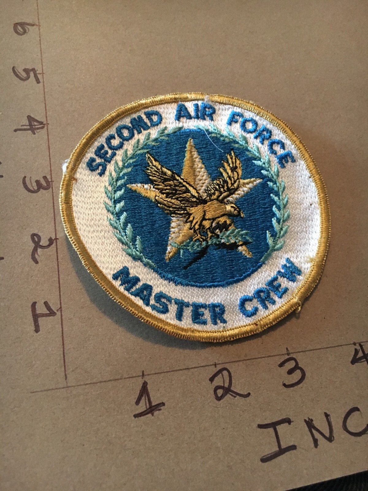 USAF Second Air Force Master Crew patch 4/22/25
