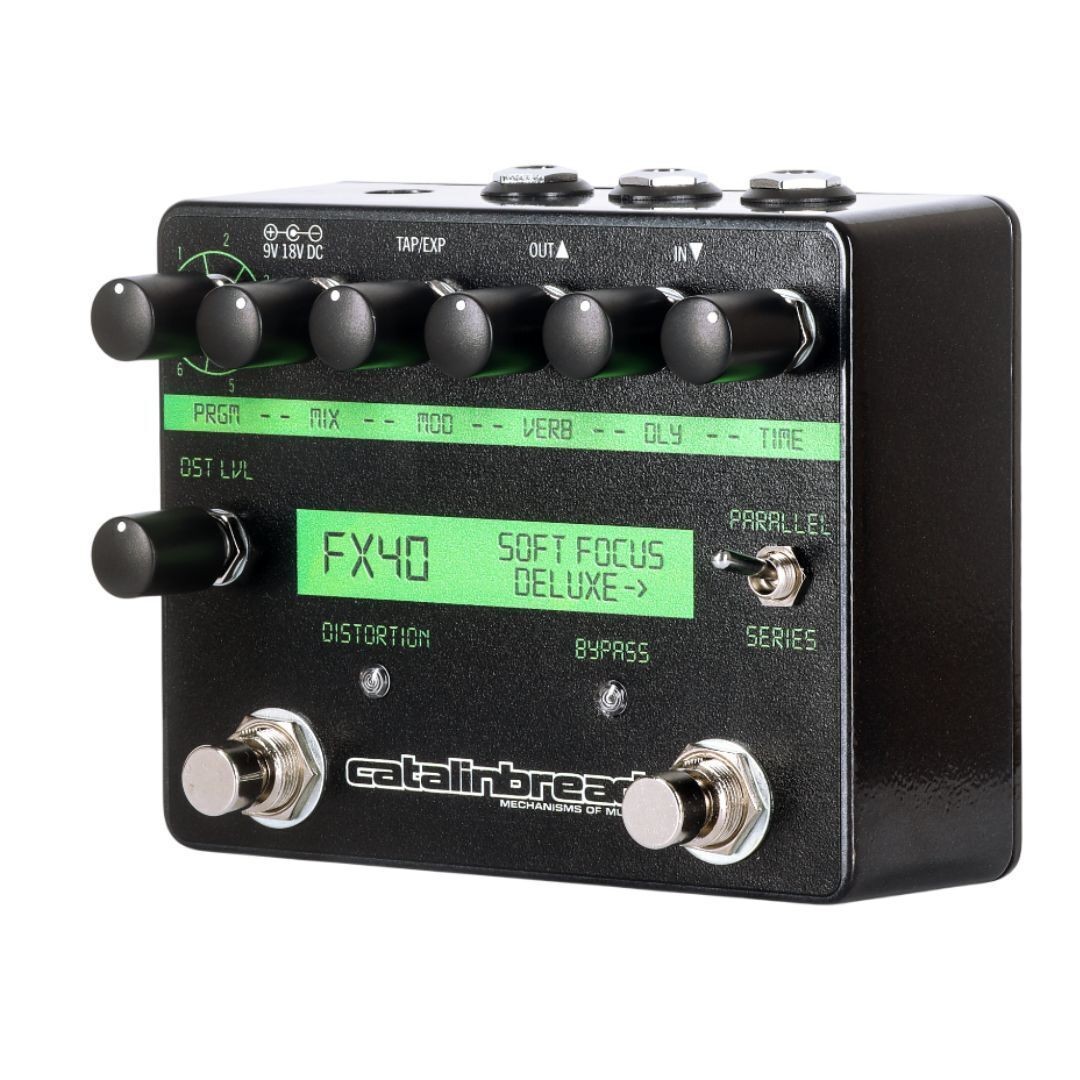 Catalinbread Soft Focus Deluxe Multi Effects Black Reverb Guitar Pedal