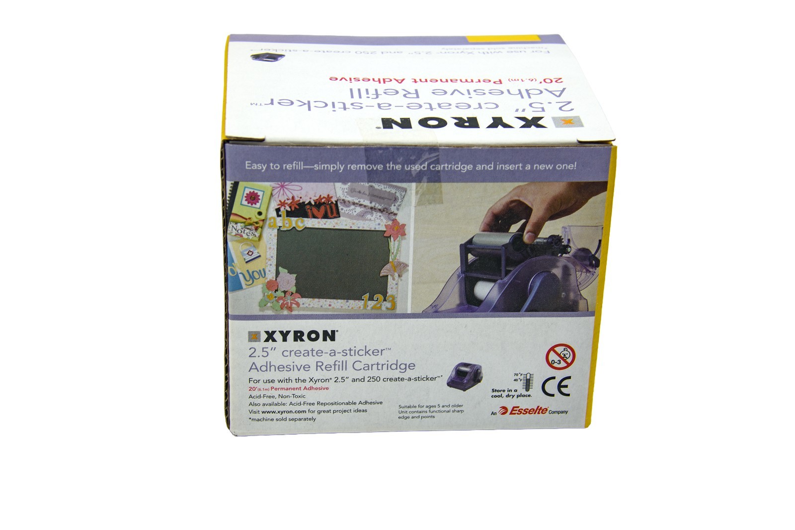 Xyron Create a Sticker 250 2.5 Plus 1 Permanent Refill